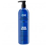 CHI IONIC COLOR ILLUMINATE spalvą atgaivinantis šampūnas – Silver Blonde, 739ml